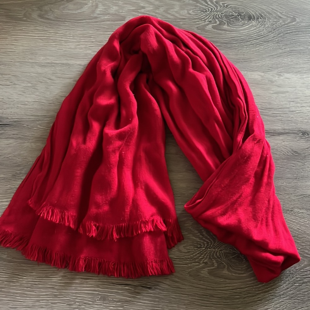 Red Scarf - Picture 2 of 2